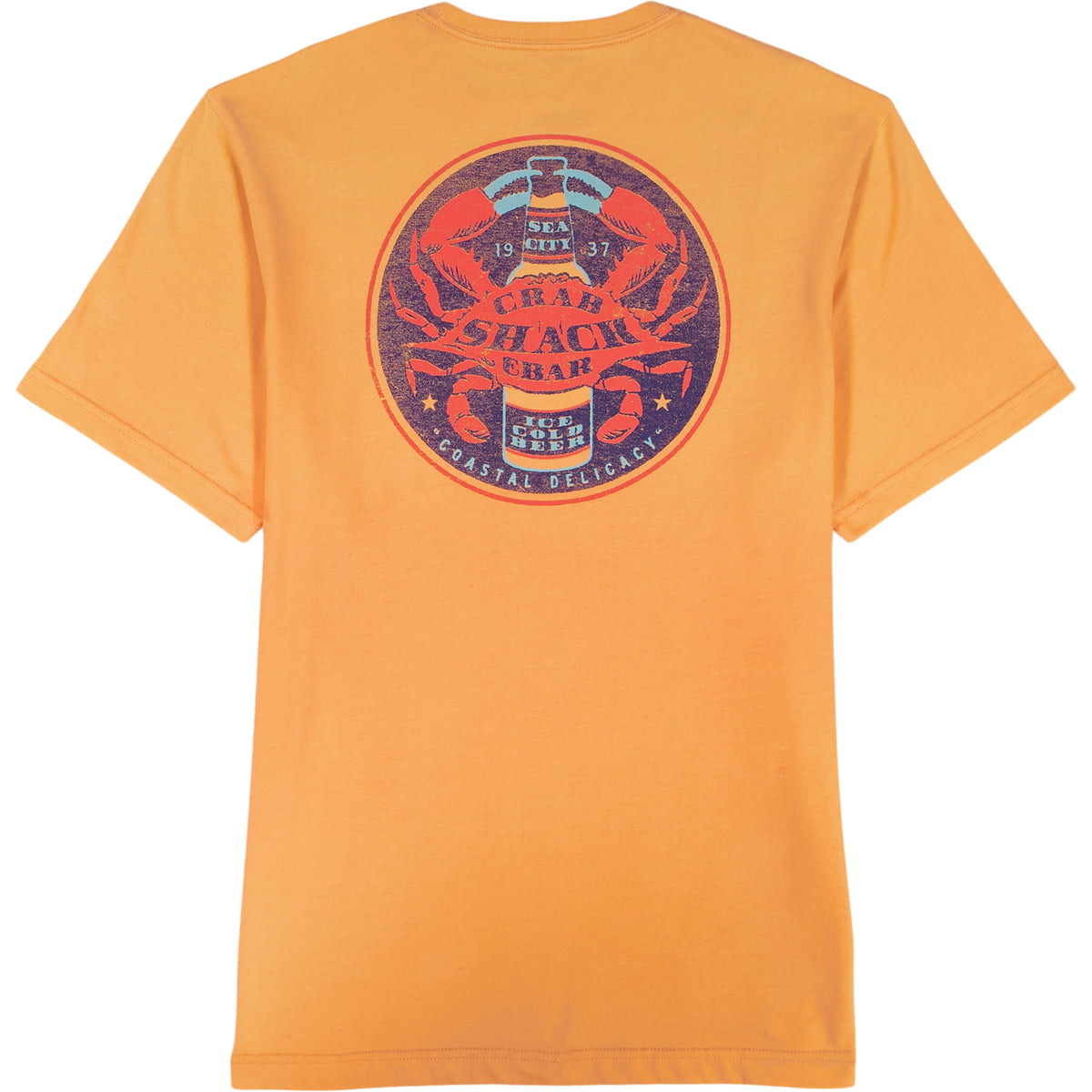 Izod SALTWATER S/S GRAPHIC TEE - PEACH COBBLER
