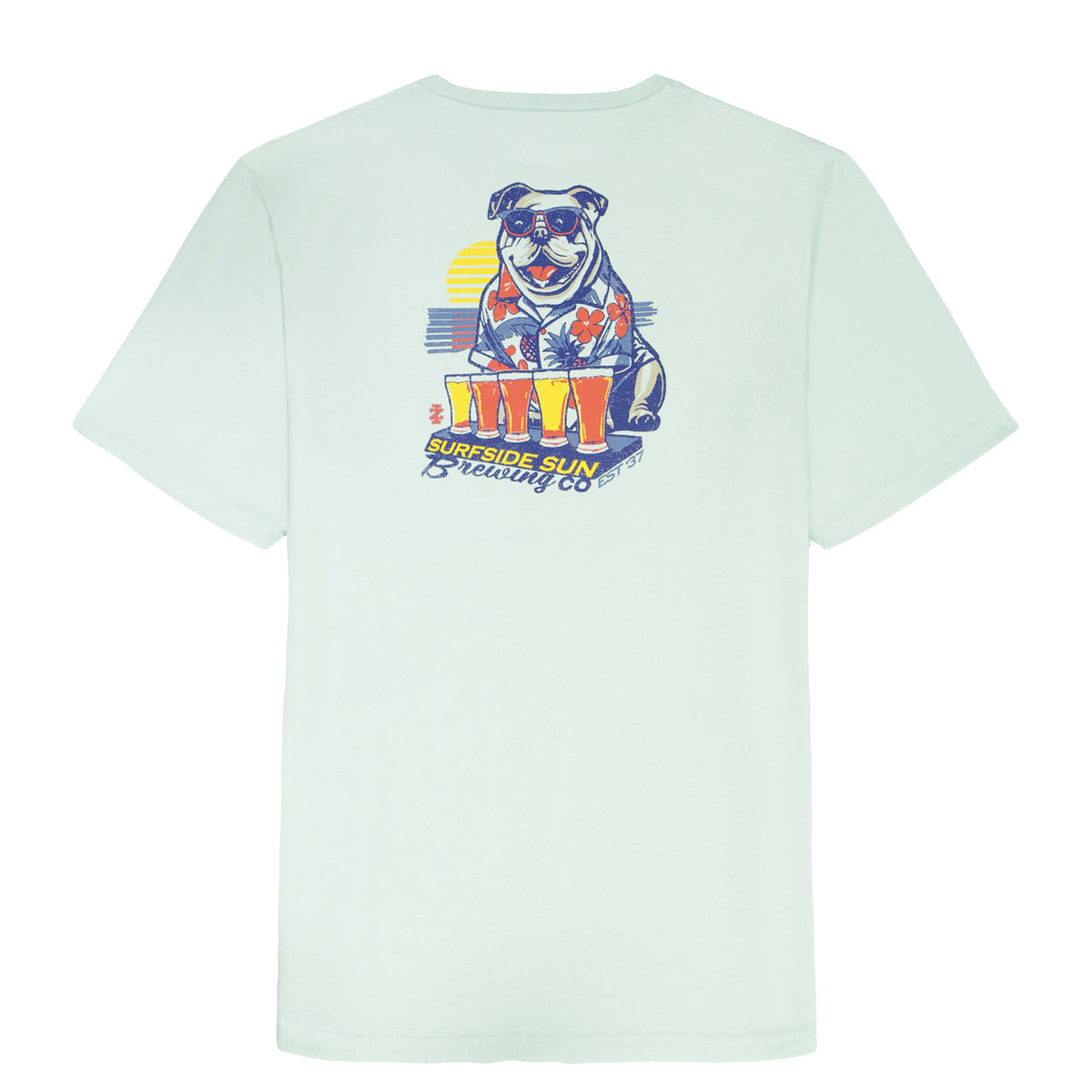 Izod SALTWATER S/S GRAPHIC TEE - SURF SPRAY