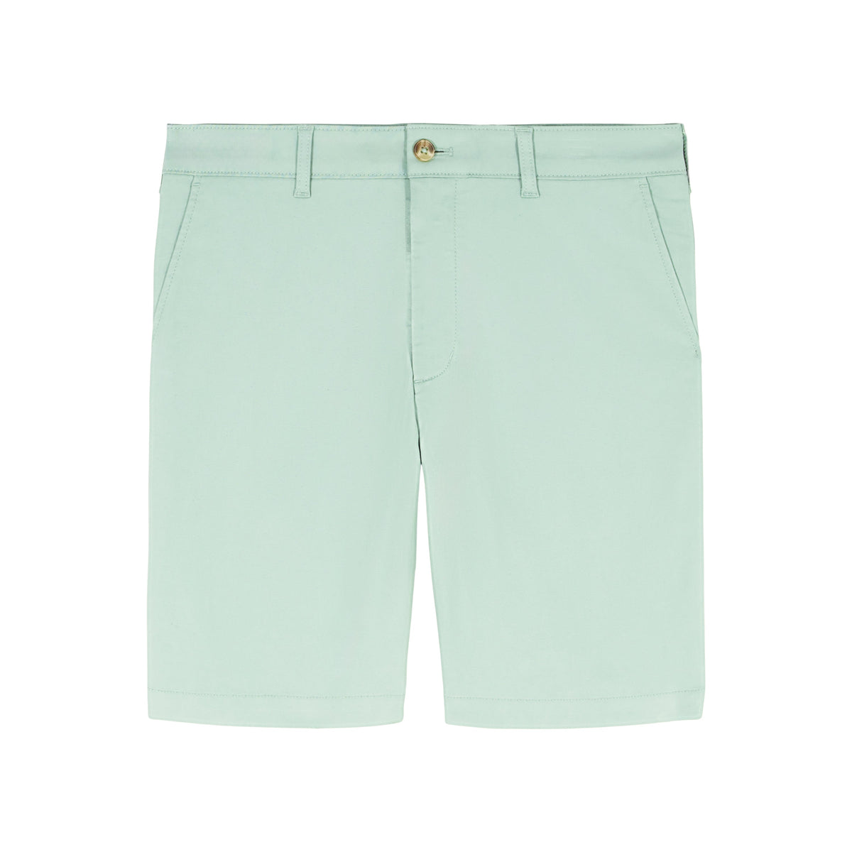 Izod SALTWATER 9.5" FLAT-FRONT CHINO SHORT - GRANITE GREEN