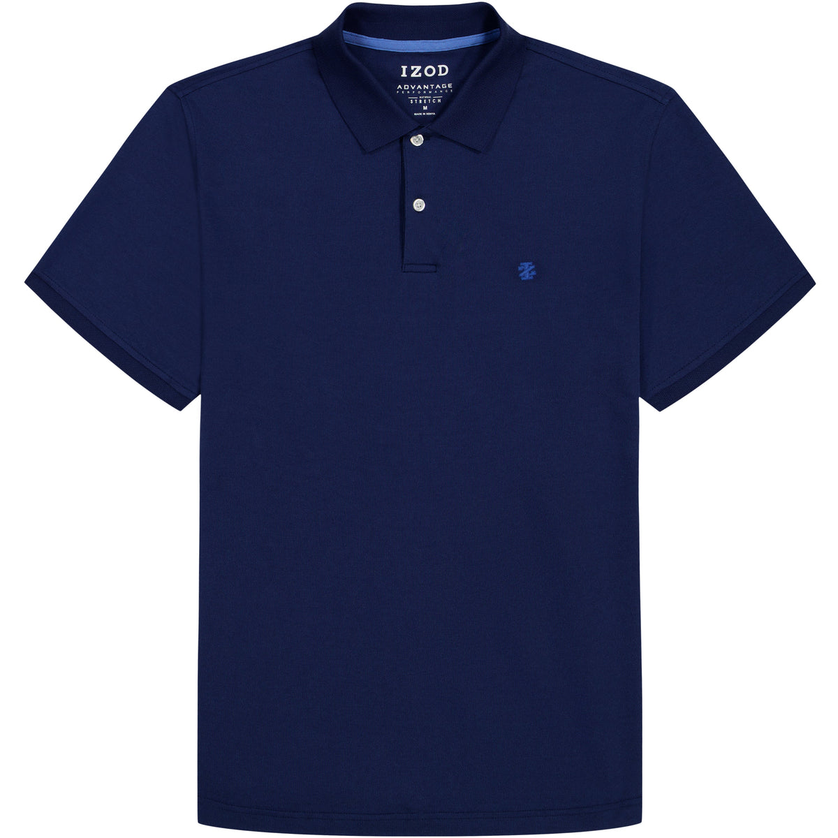 Izod INTERLOCK SHORT SLEEVE POLO - MEDIEVAL BLUE