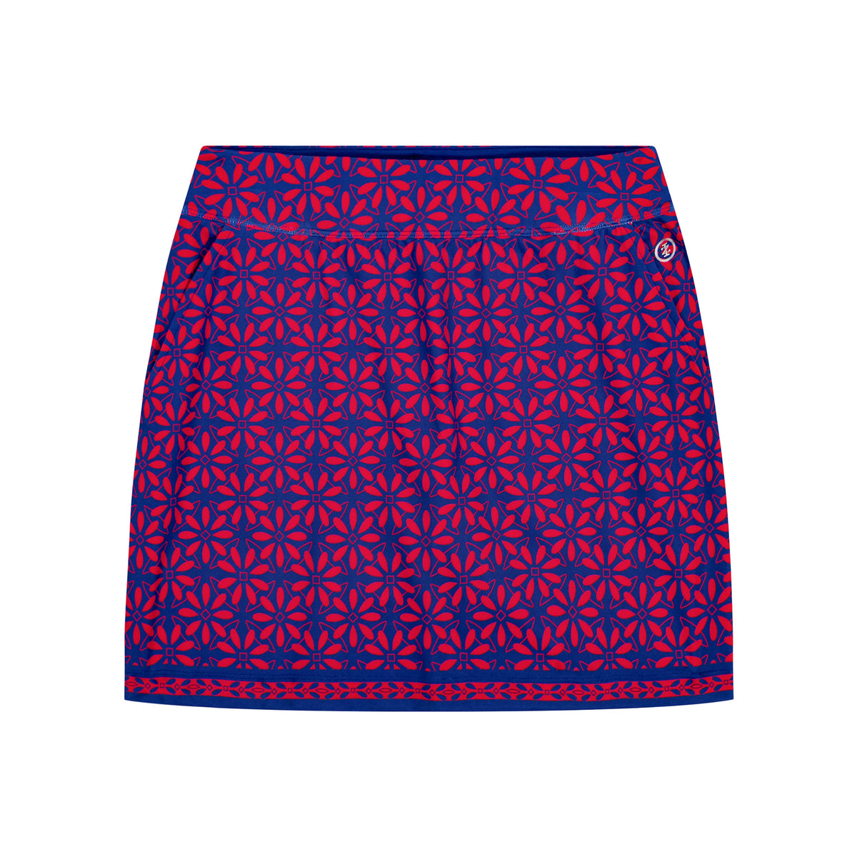 Izod BREE PRINTED SKORT - SODALITE BLUE