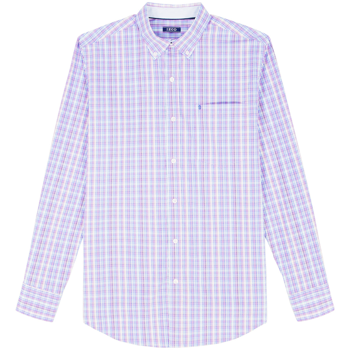 Izod Performance Comfort L/S Shirt - English Lavender