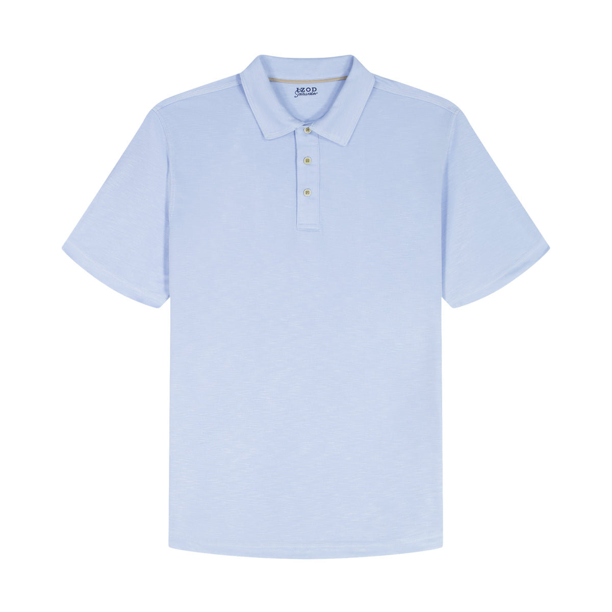 Izod DOCKSIDE S/S SLUB POLO - CHAMBRAY BLUE