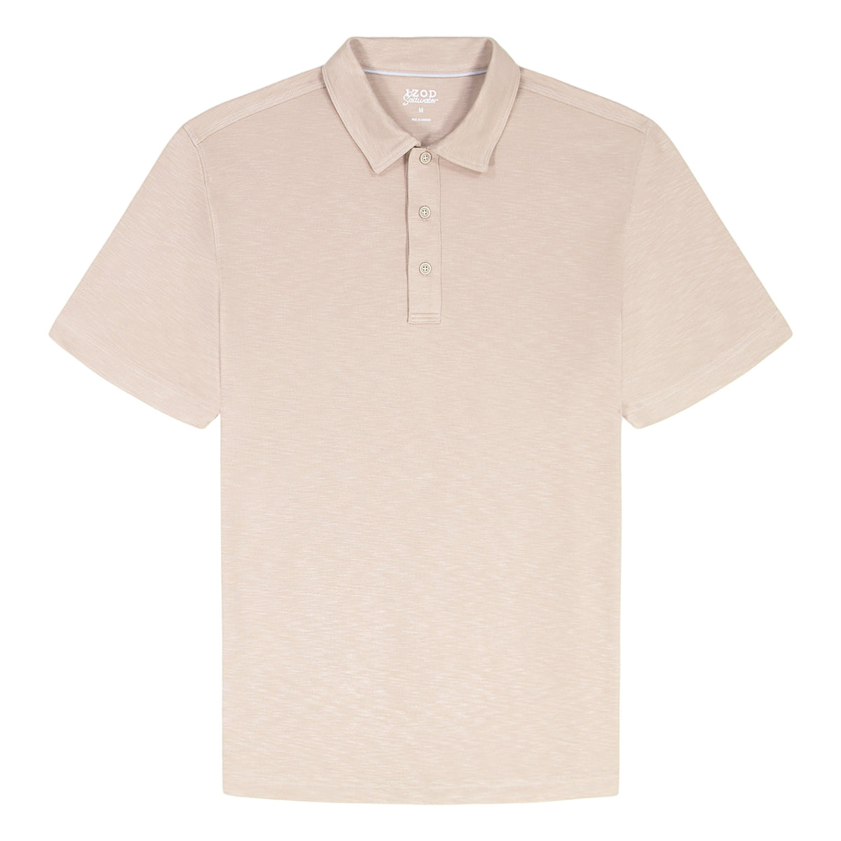 Izod BIG & TALL DOCKSIDE SLUB S/S POLO - CROCKERY