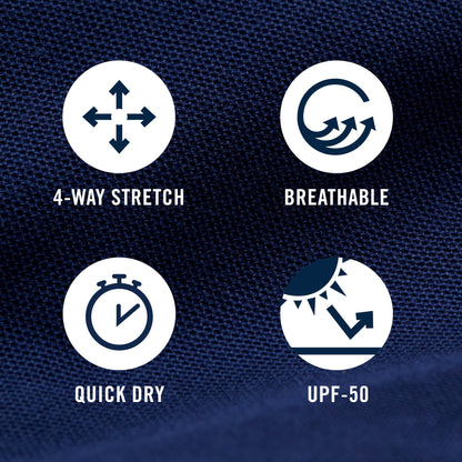 Izod Golf Swingflex Elite Mesh Polo - Blue Coral