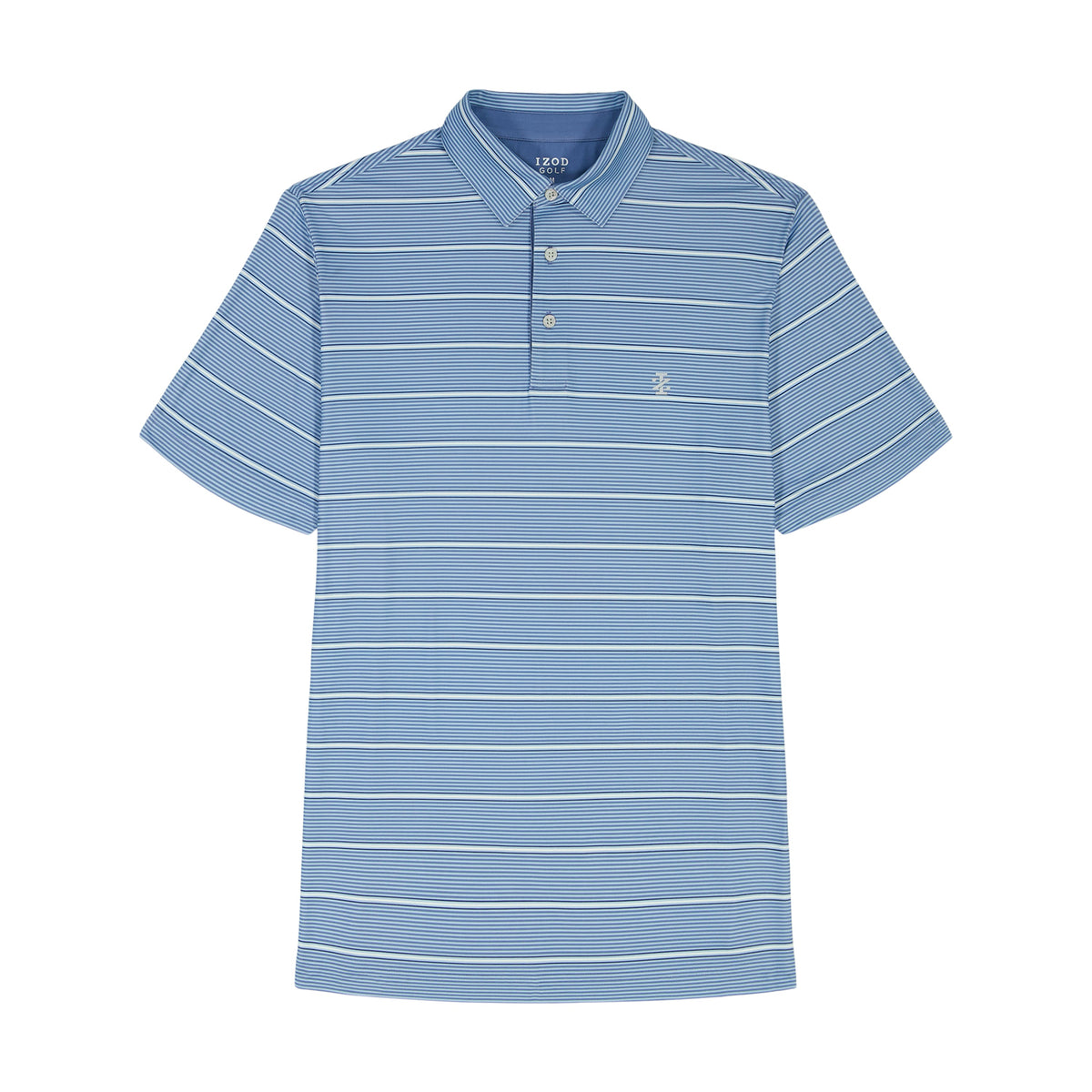 Izod Golf Swingflex Elite Stripe Polo - Moonlight Blue