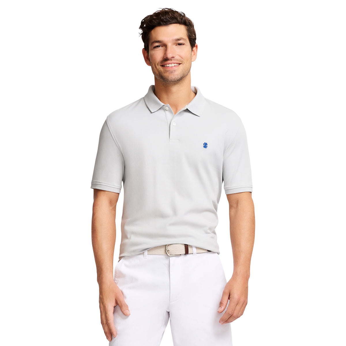 Izod INTERLOCK POLO - HARBOR MIST