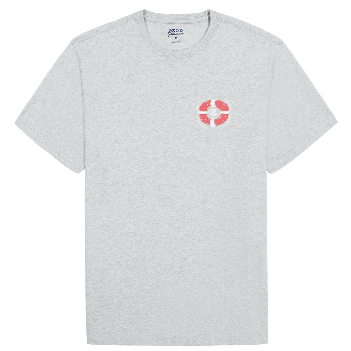 Izod SALTWATER SHORT SLEEVE GRAPHIC TEE - HARBOR MIST