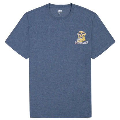 Izod SALTWATER SHORT SLEEVE GRAPHIC TEE - SARGASSO SEA