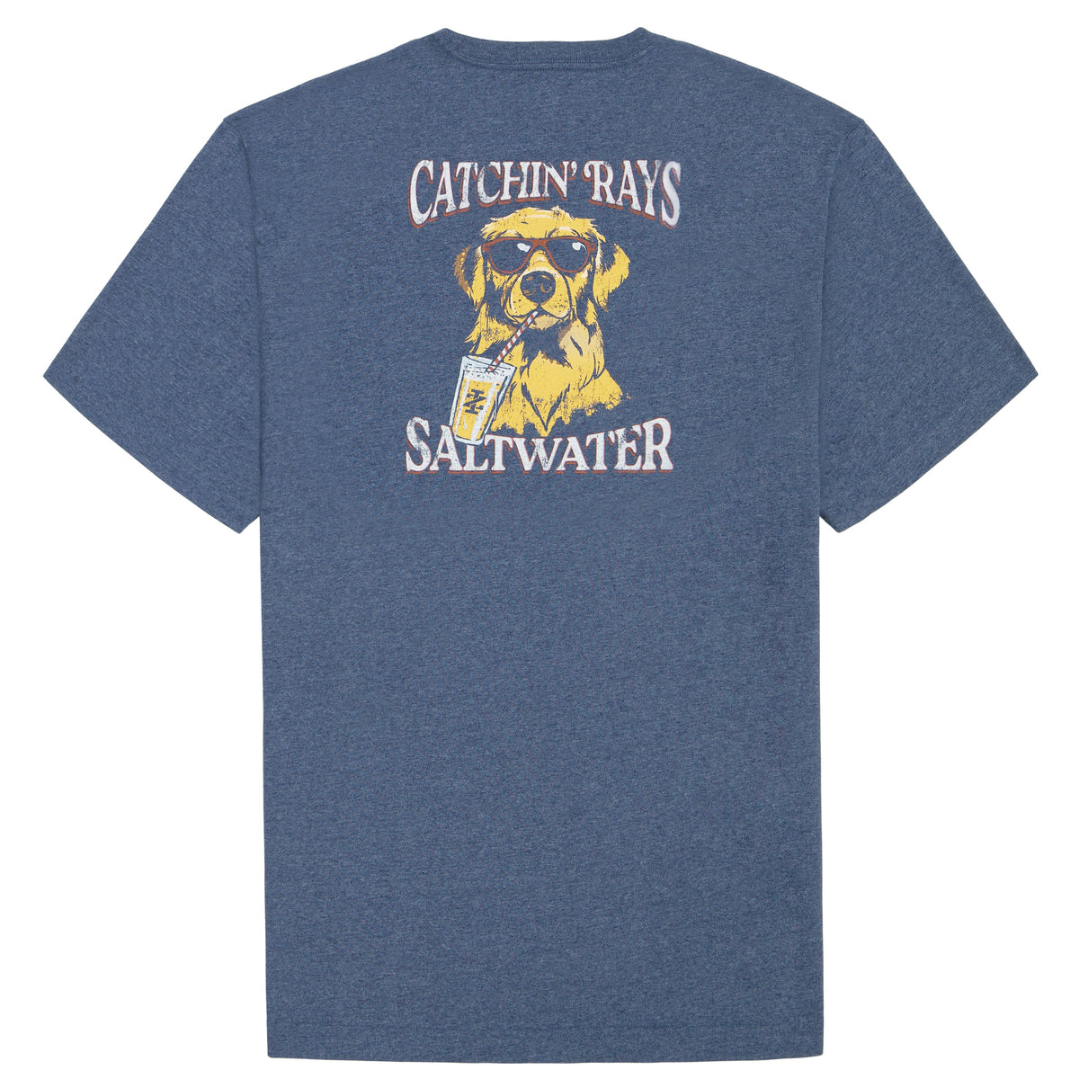 Izod SALTWATER SHORT SLEEVE GRAPHIC TEE - SARGASSO SEA