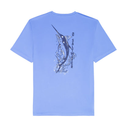 Izod SALTWATER FISHING GEAR S/S GRAPHIC TEE - REGATTA