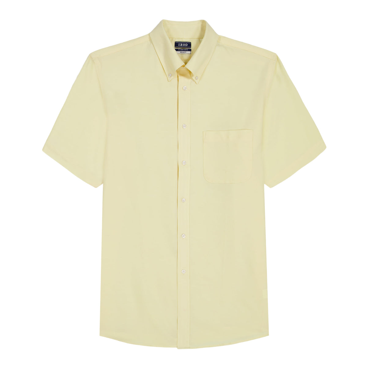Izod ALL-OVER STRETCH S/S BUTTON-DOWN DRESS SHIRT - SUNDRESS