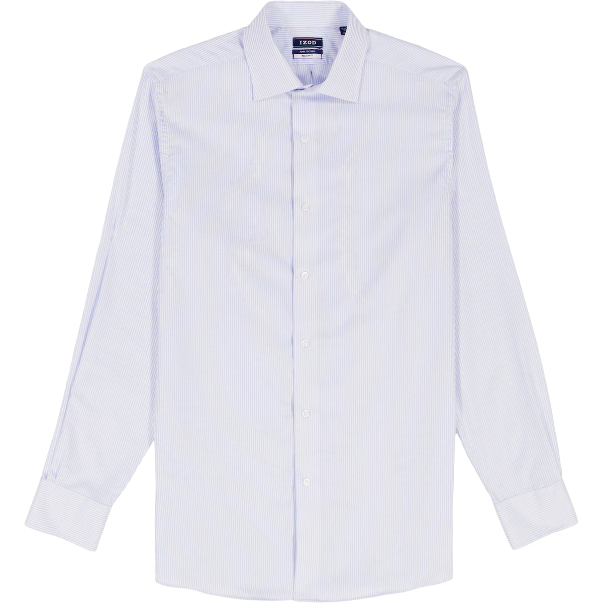 Izod Royal Texture Button Down Dress Shirt - Della Robbia Blue
