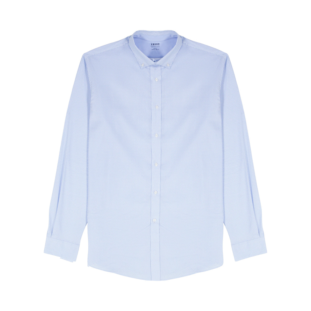 Izod Cool Fx Button Down Dress Shirt - Della Robbia Blue
