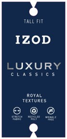 Izod Royal Texture Button Down Dress Shirt - Bright White
