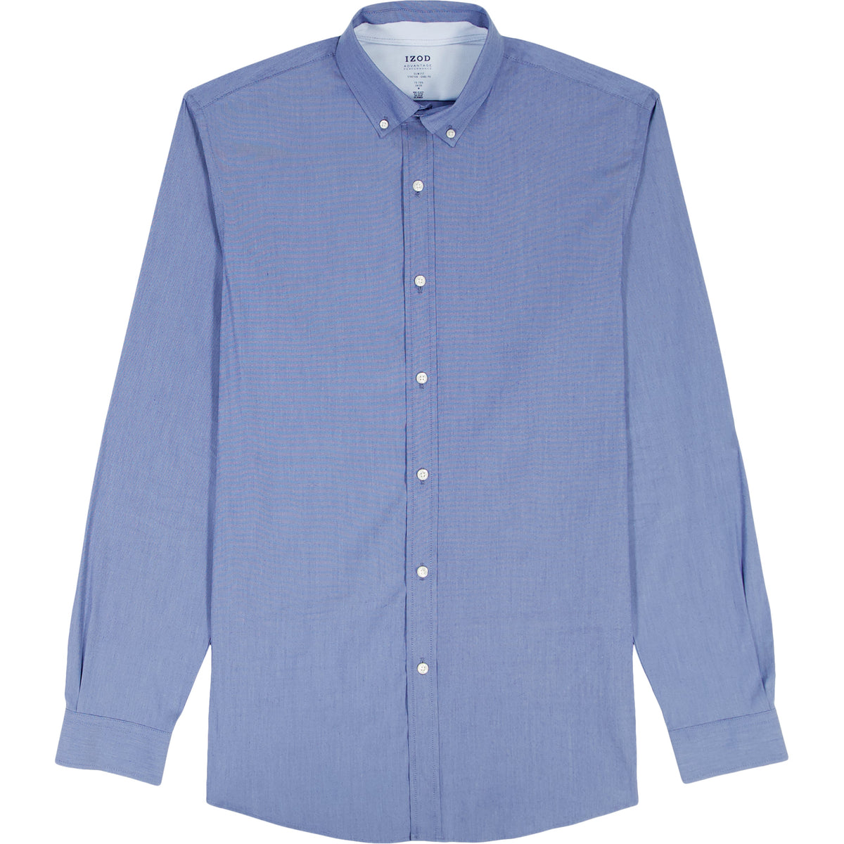Izod Cool Fx Button Down Dress Shirt - Th Navy