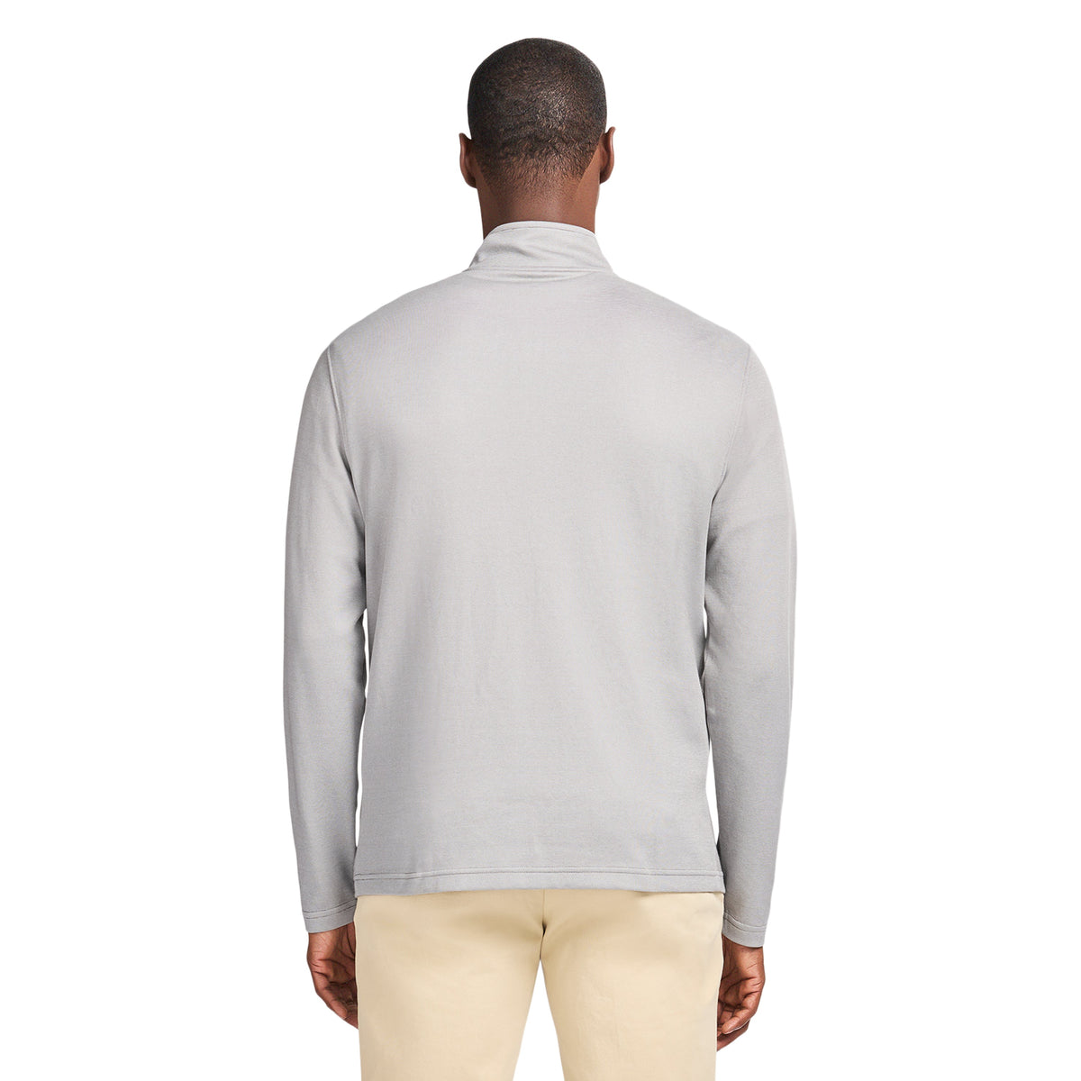 Izod PERFORMANCE COMFORT 1/4 ZIP - SMOKED PEARL