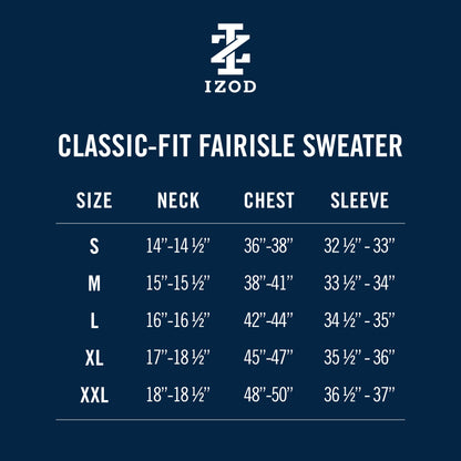 Izod Holiday Fairisle Quarter Zip Sweater - Velvet Maroon