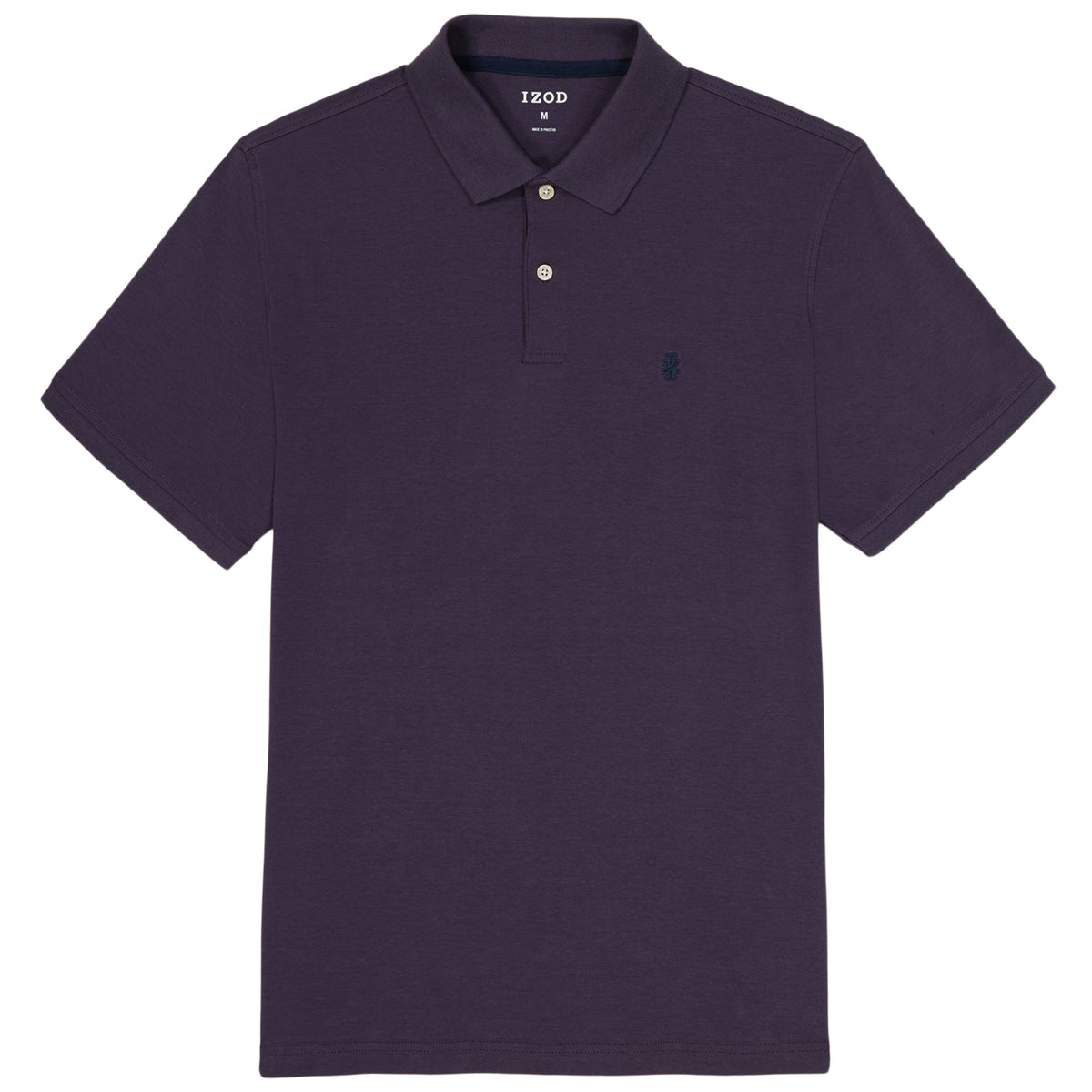 Izod INTERLOCK SHORT SLEEVE POLO - NIGHTSHADE