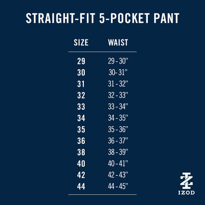 Izod 5 POCKET SUPER SOFT PANT - SMOKED PEARL