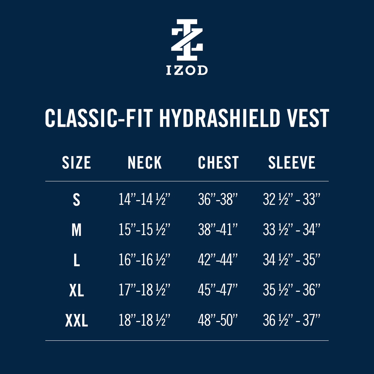 Izod HYDRASHIELD VEST - HARBOR MIST