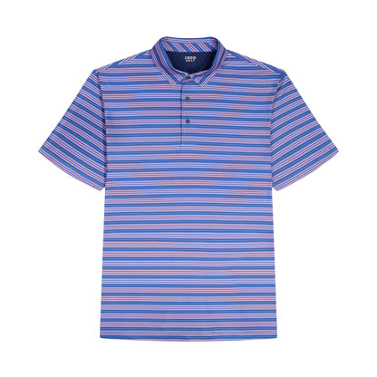 Izod GOLF SWINGFLEX ELITE PRINTED POLO - BRIGHT COBALT