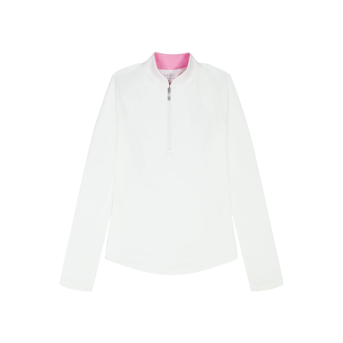 Izod PALOMA 1/4 ZIP PULLOVER - BRIGHT WHITE