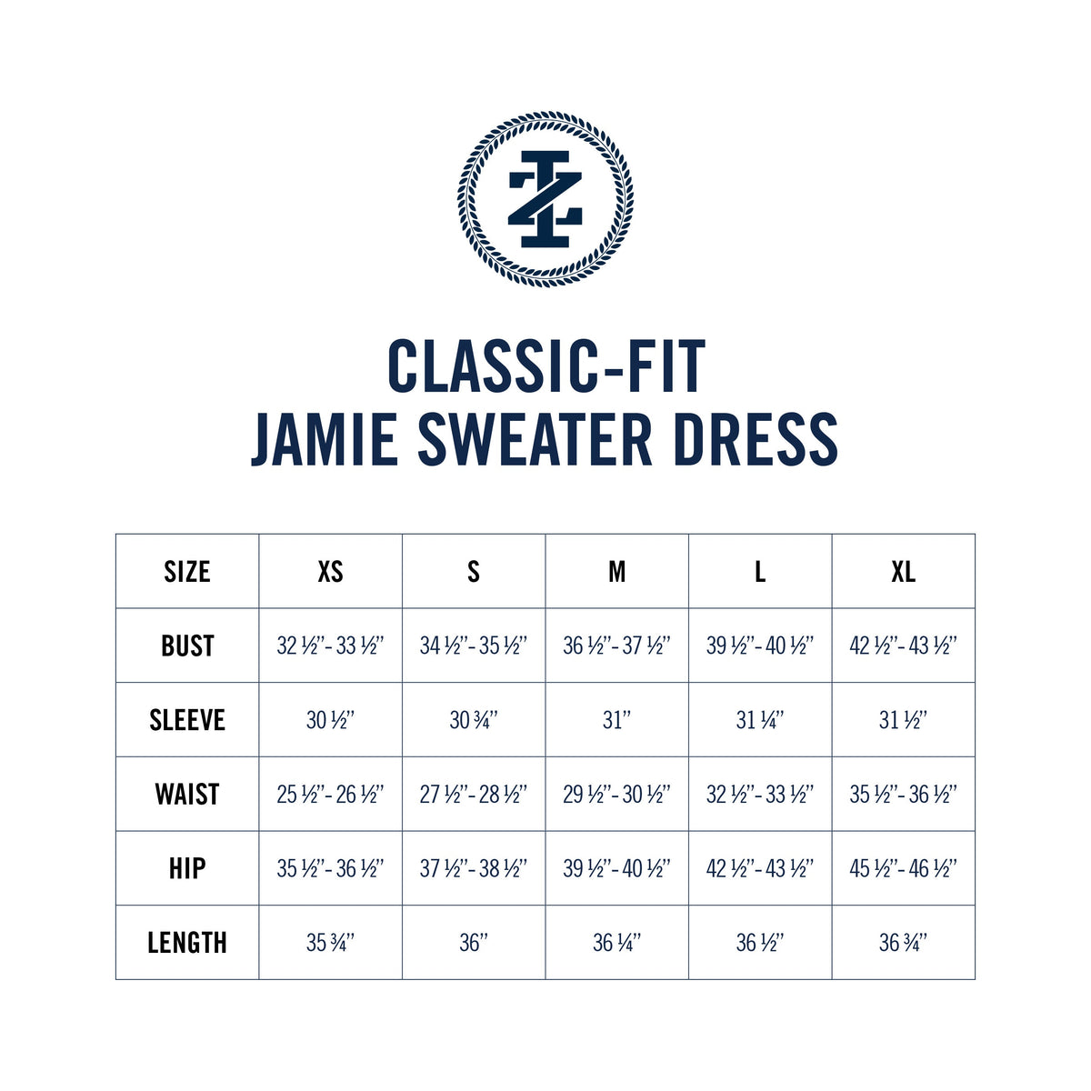 Izod JAMIE SWEATER DRESS - MEDIEVAL BLUE