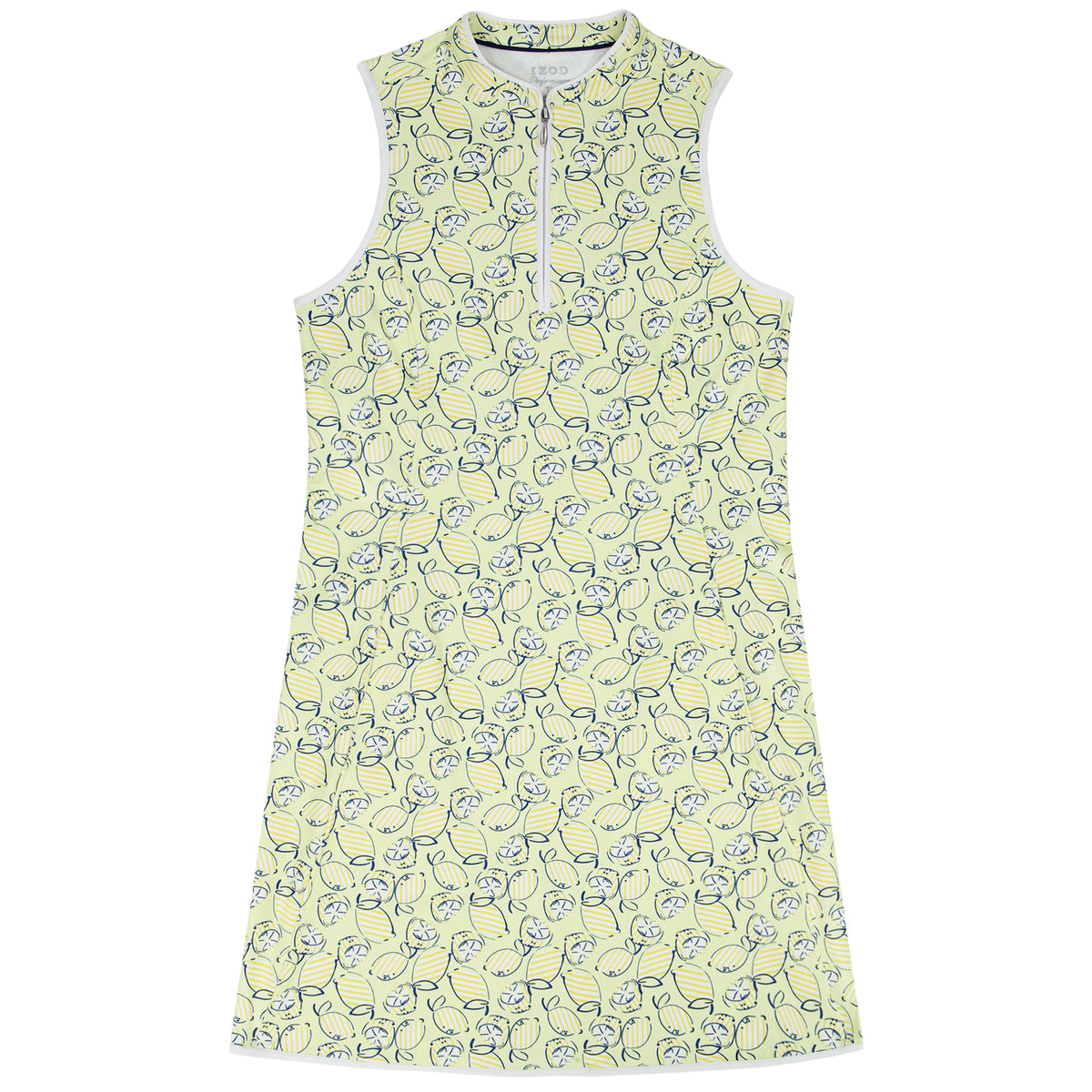 Izod L’ACEY ZIP COURT PRINTED DRESS - YARROW