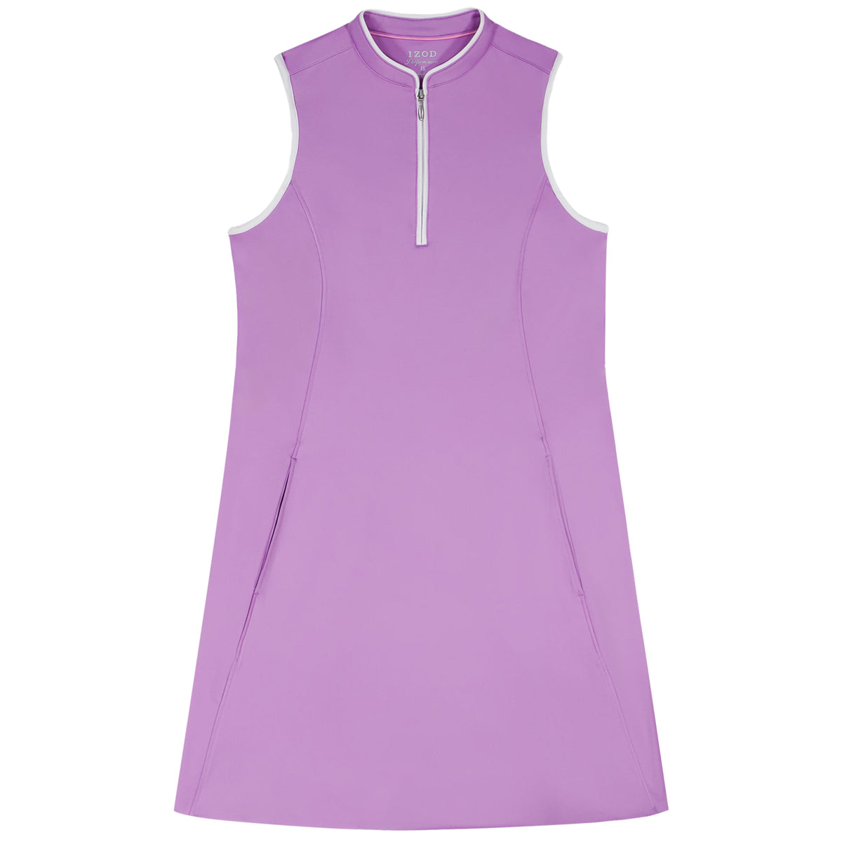 Izod L’ACEY ZIP COURT DRESS - SHEER LILAC