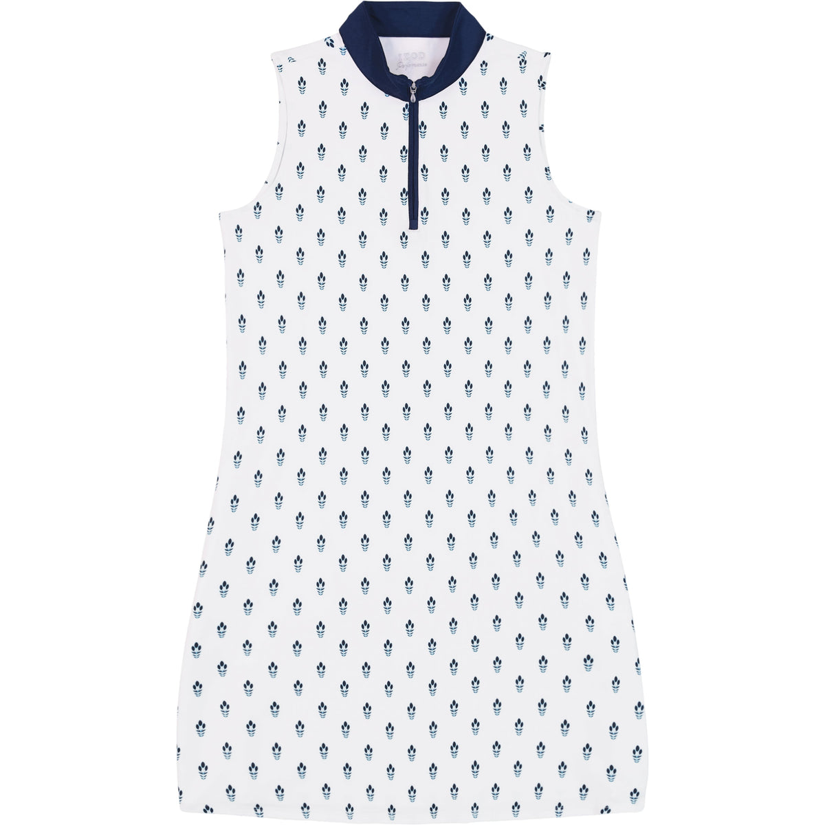 Izod Brianna Qzip A-Line Dress - Bright White