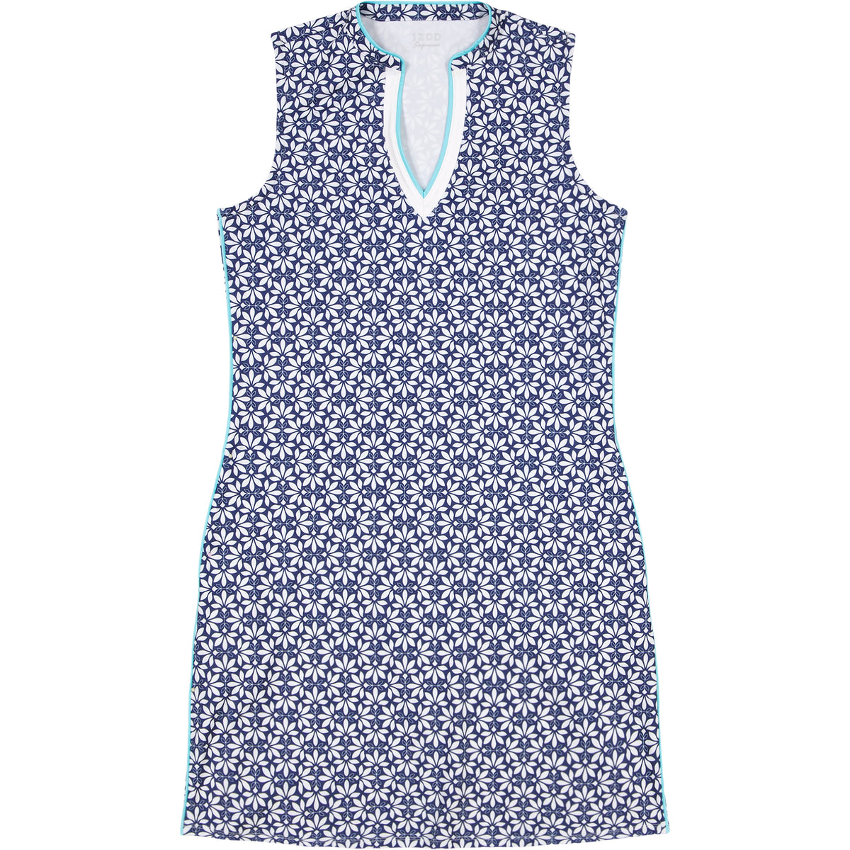Izod Bree Brunch V-Dress - Medieval Blue