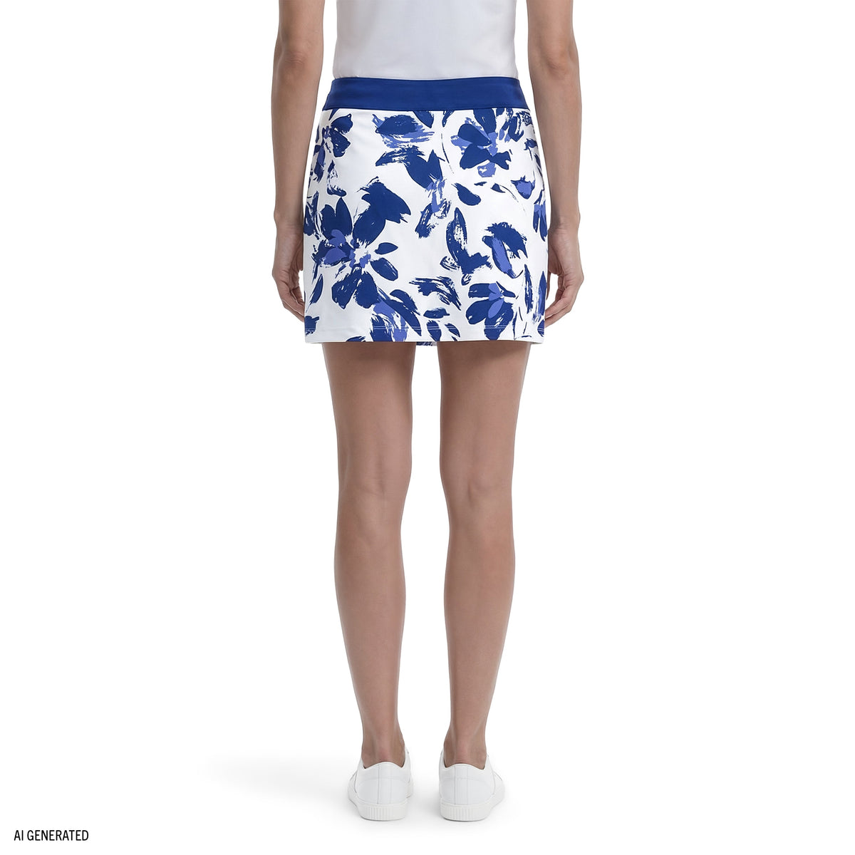 Izod BREE PRINTED SKORT - BRIGHT WHITE