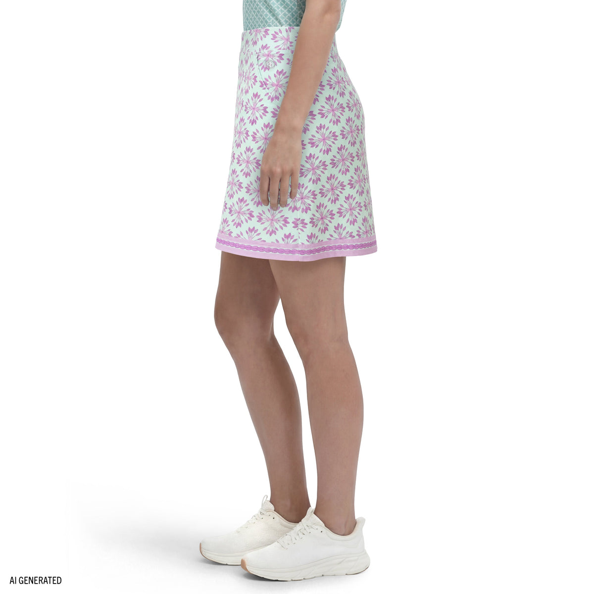 Izod BREE PRINTED SKORT - YUCCA