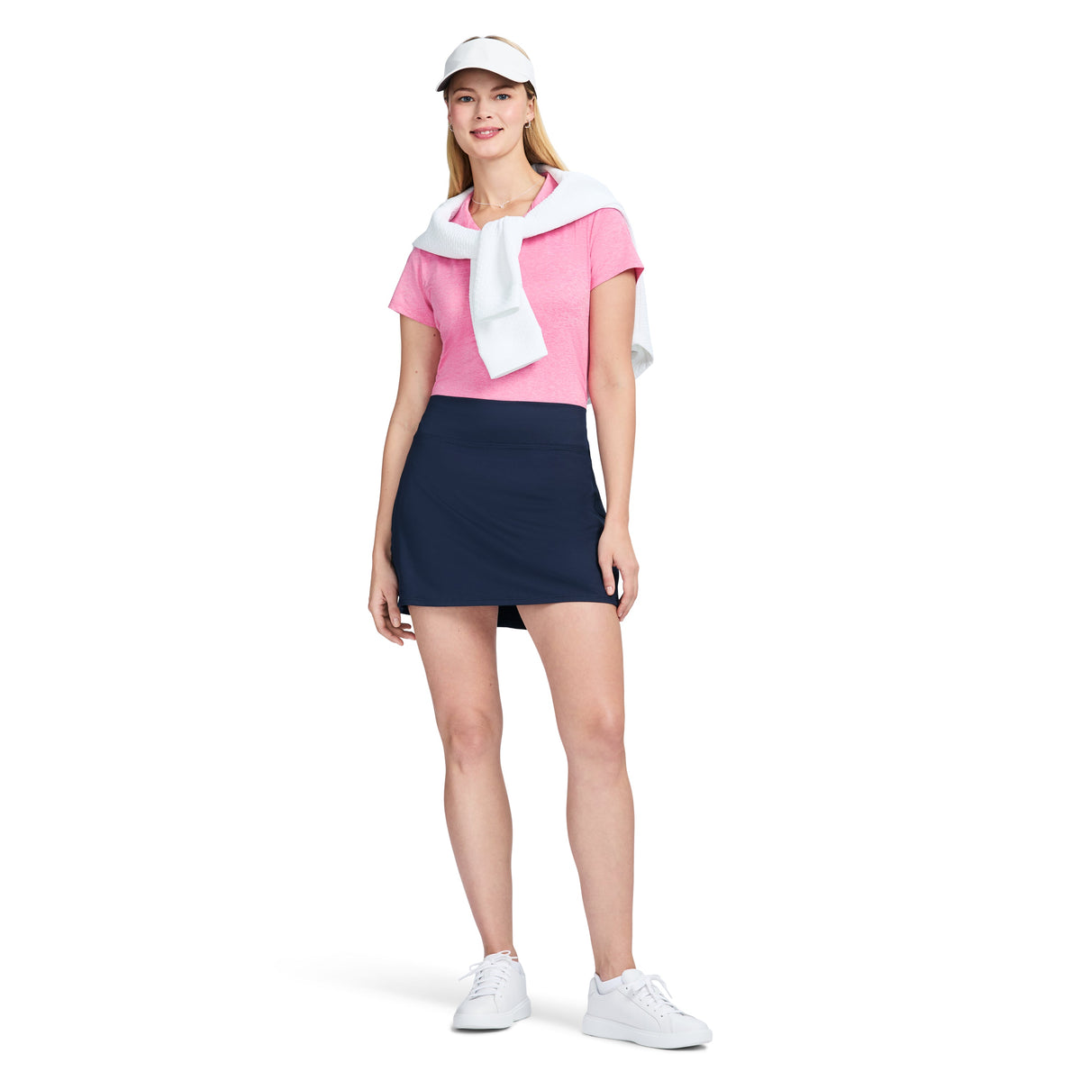 Izod Venus Pleated Back Skort - Navy