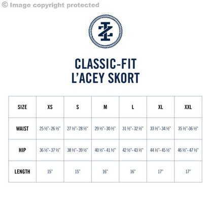 Izod L’ACEY PULL ON SKORT - MEDIEVAL BLUE