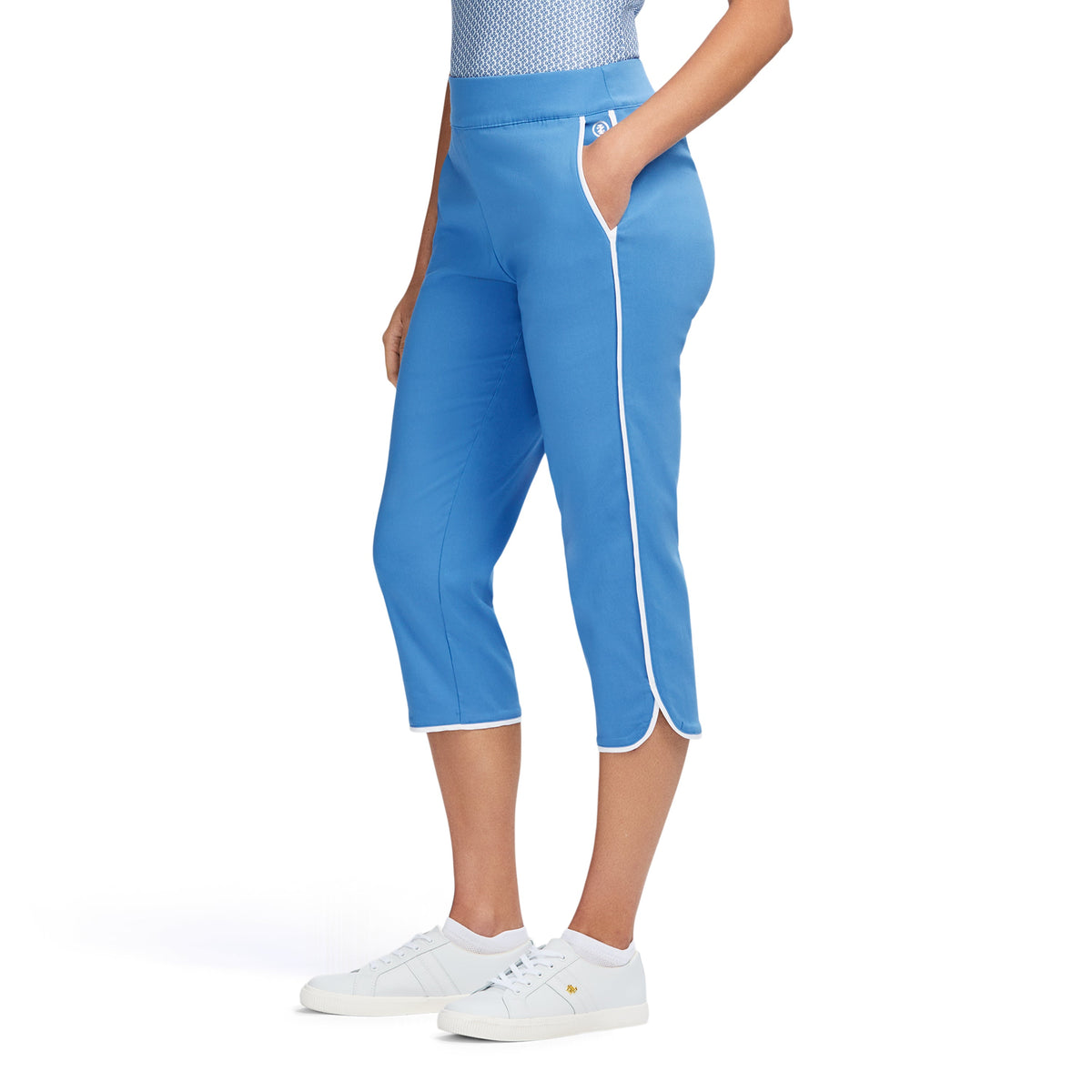 Izod Billie Piped Capri - Little Boy Blue