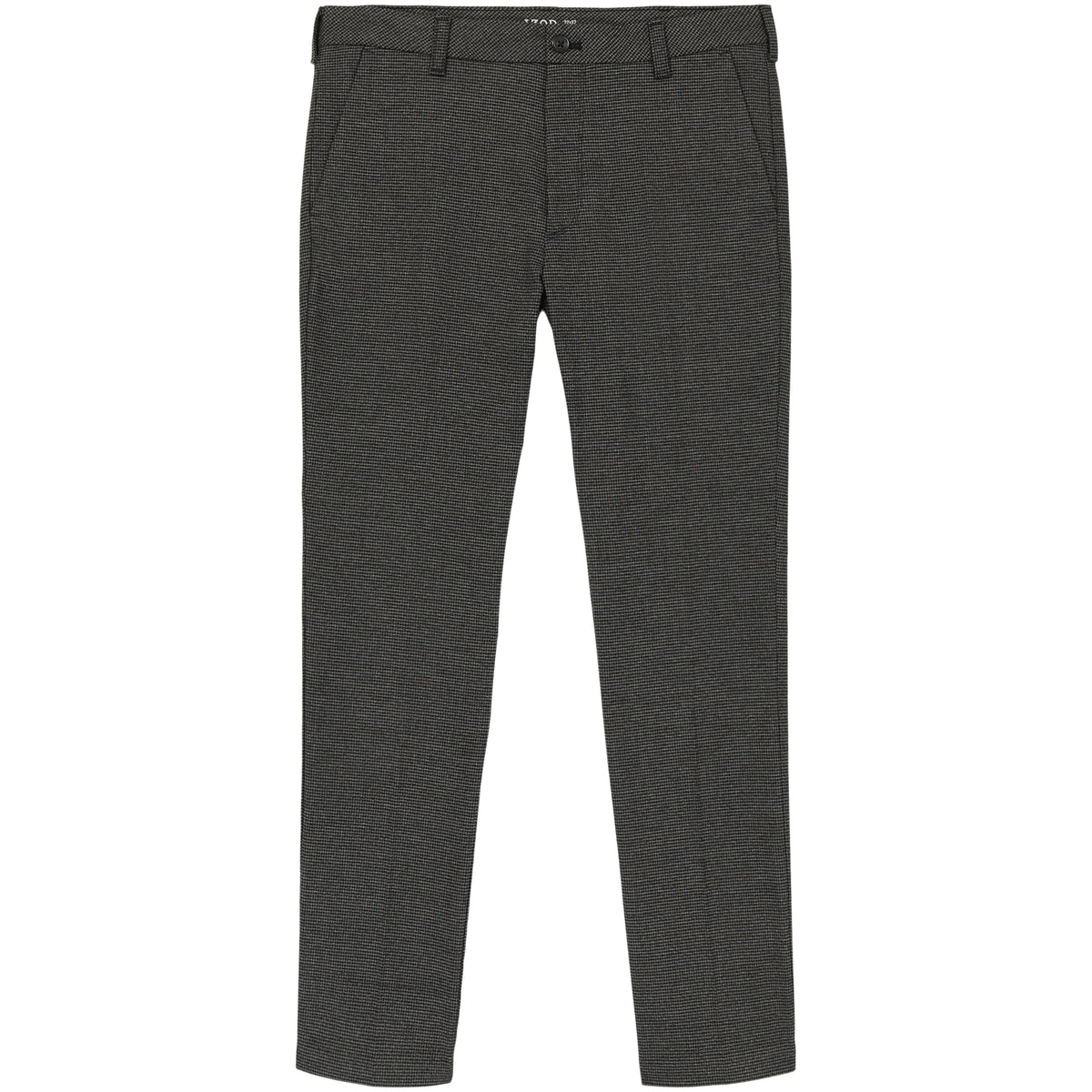Izod Performance Dress Flat Front Chino - Black