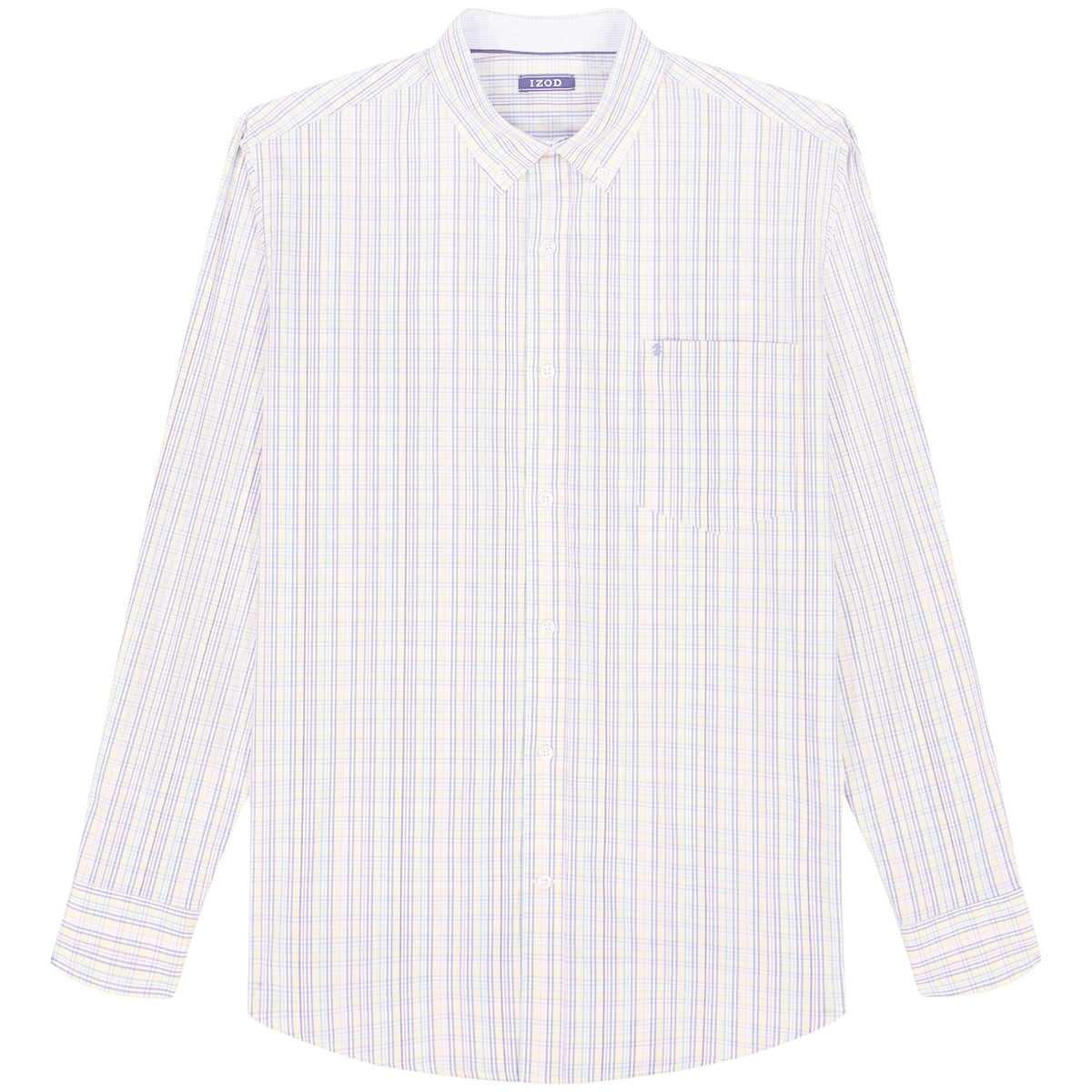 Izod Performance Comfort L/S Shirt - Lemon Meringue