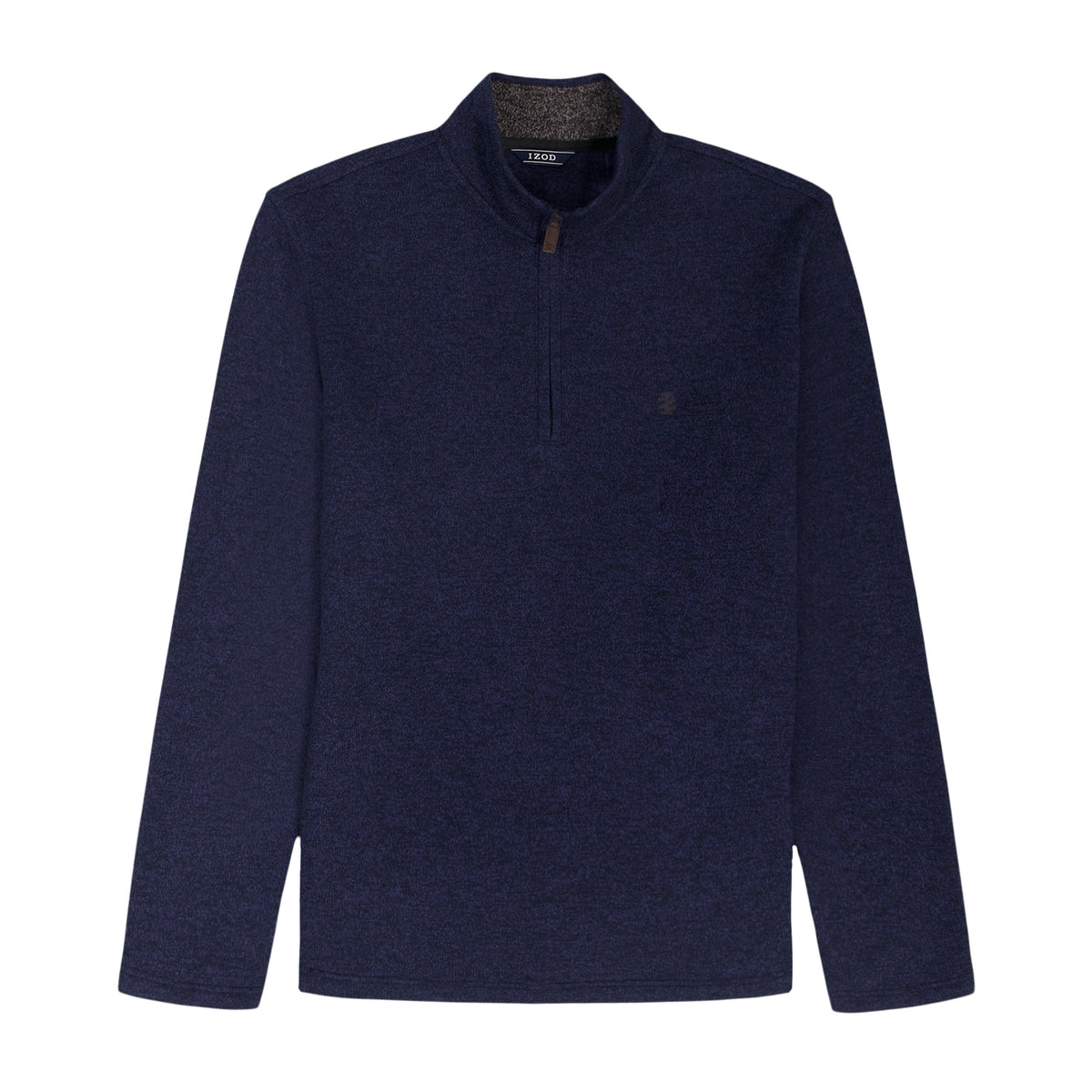 Izod Thermasoft Sweater Fleece Quarter Zip - Navy Blazer