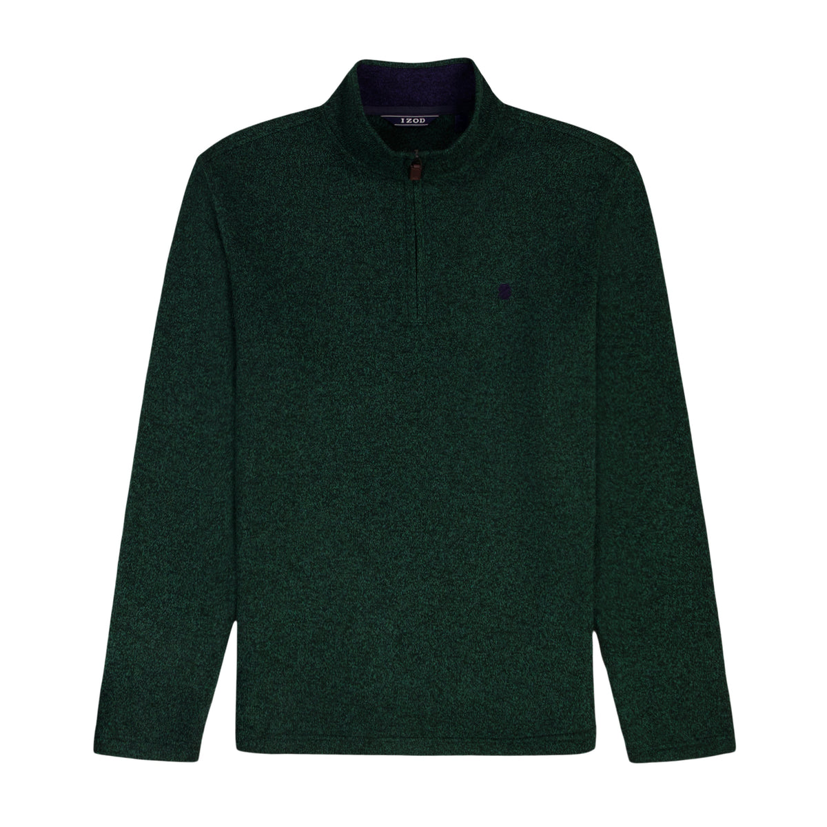 Izod Thermasoft Sweater Fleece Quarter Zip - Rain Forest