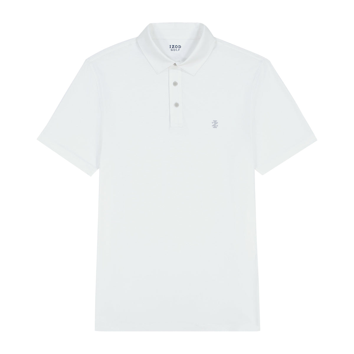 Izod Big & Tall Golf Swingflex Mesh Polo - Bright White