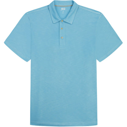 Izod DOCKSIDE S/S SLUB POLO - MILKY BLUE