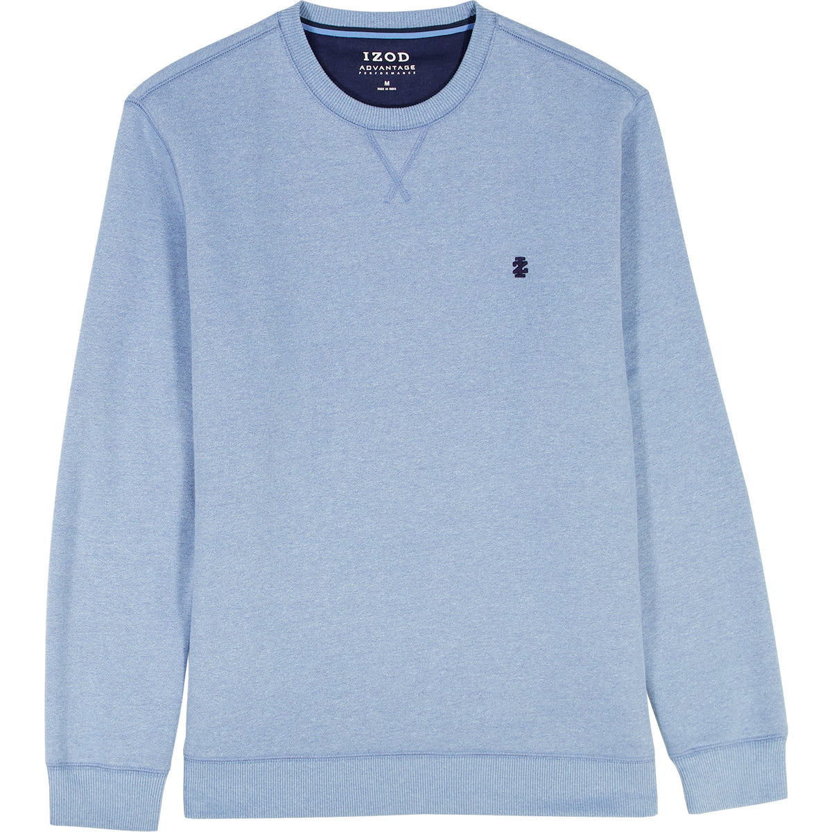 Izod Big & Tall Advantage Performance Crewneck Fleece - Della Robbia Blue