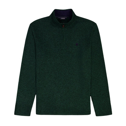 Izod Big & Tall Thermasoft Sweater Fleece Quarter Zip - Rain Forest