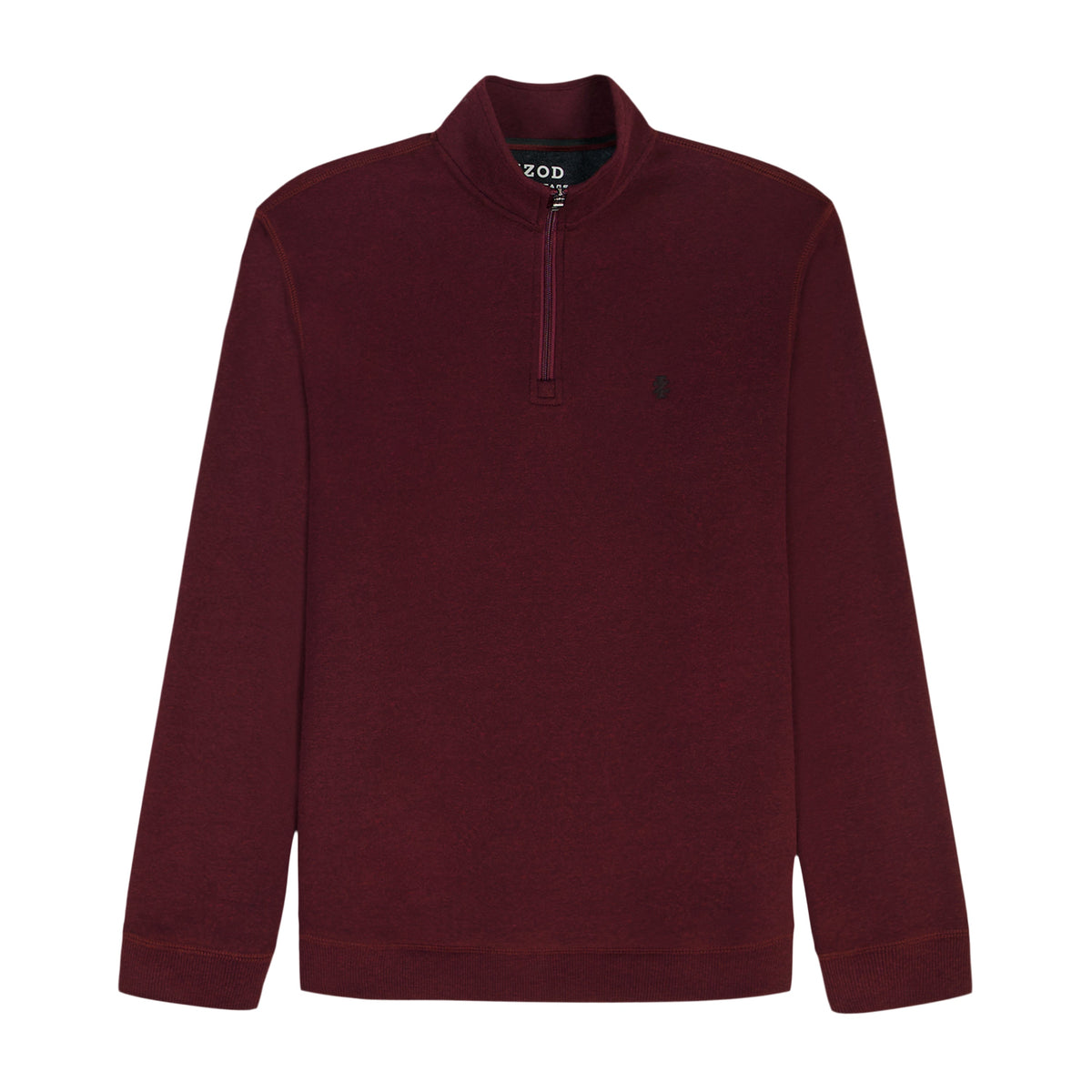 Izod Big & Tall Advantage Performance Quarter Zip Fleece - Velvet Maroon