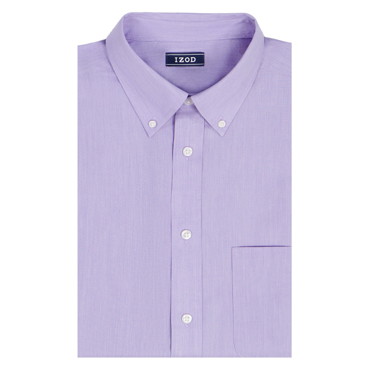 Izod BIG & TALL ALL-OVER STRETCH L/S STRIPED BUTTON-DOWN DRESS SHIRT - DAHL