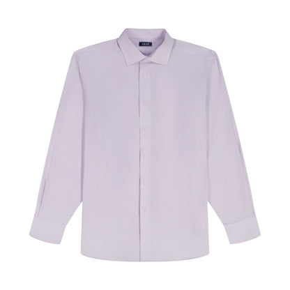 Izod BIG & TALL ROYAL TEXTURE L/S BUTTON-DOWN DRESS SHIRT - PASTEL LILAC