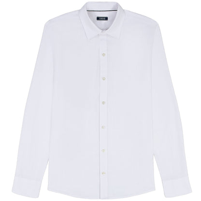 Izod BIG & TALL LUXURY SPORT L/S SHIRT - BRIGHT WHITE